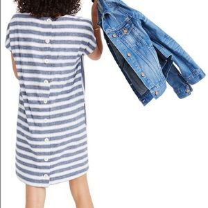 Madewell | Stripe Button Back Dress